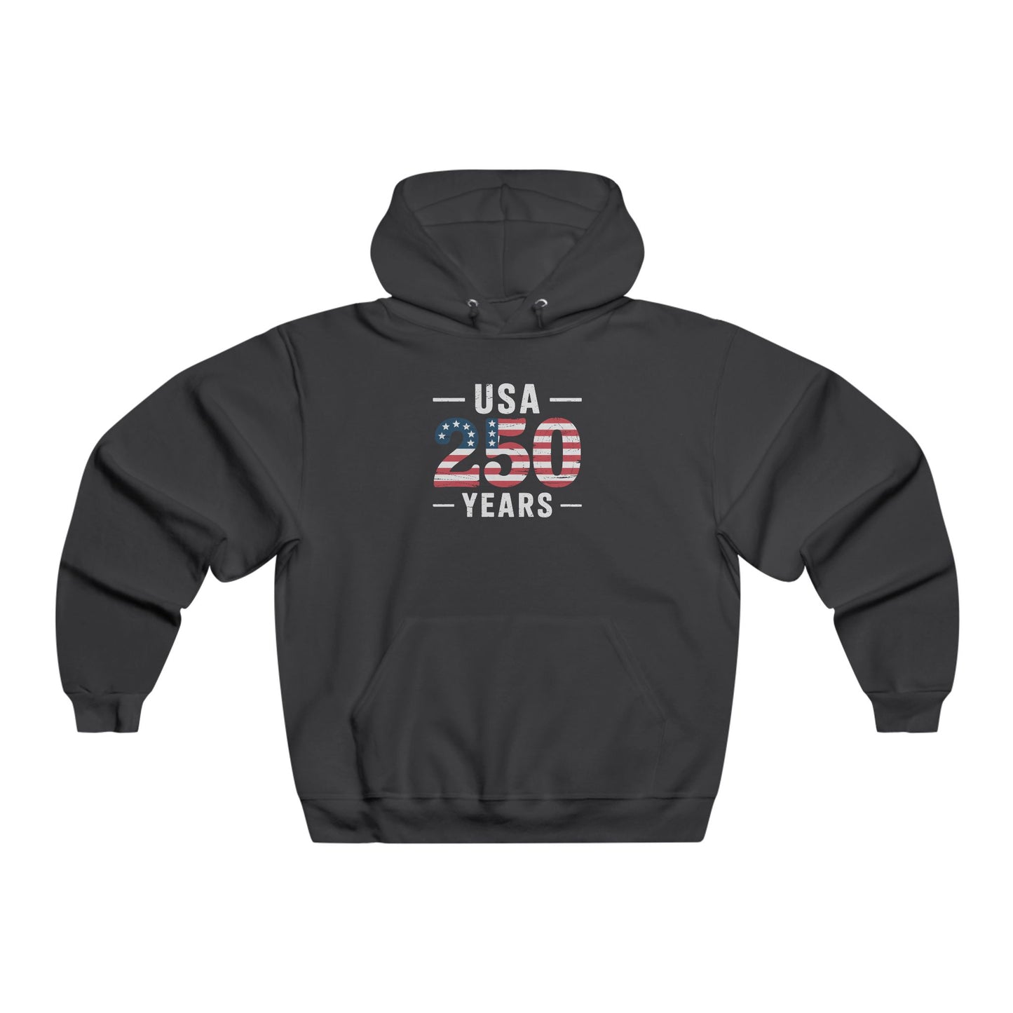 USA 250 Years Patriotic Flag Hoodie