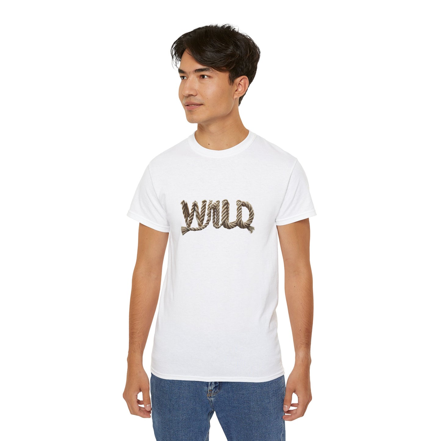 Knotted WILD Graphic Men’s Cotton Tee