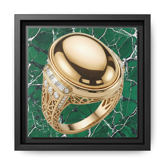 Regal Gold Marble Ring Canvas