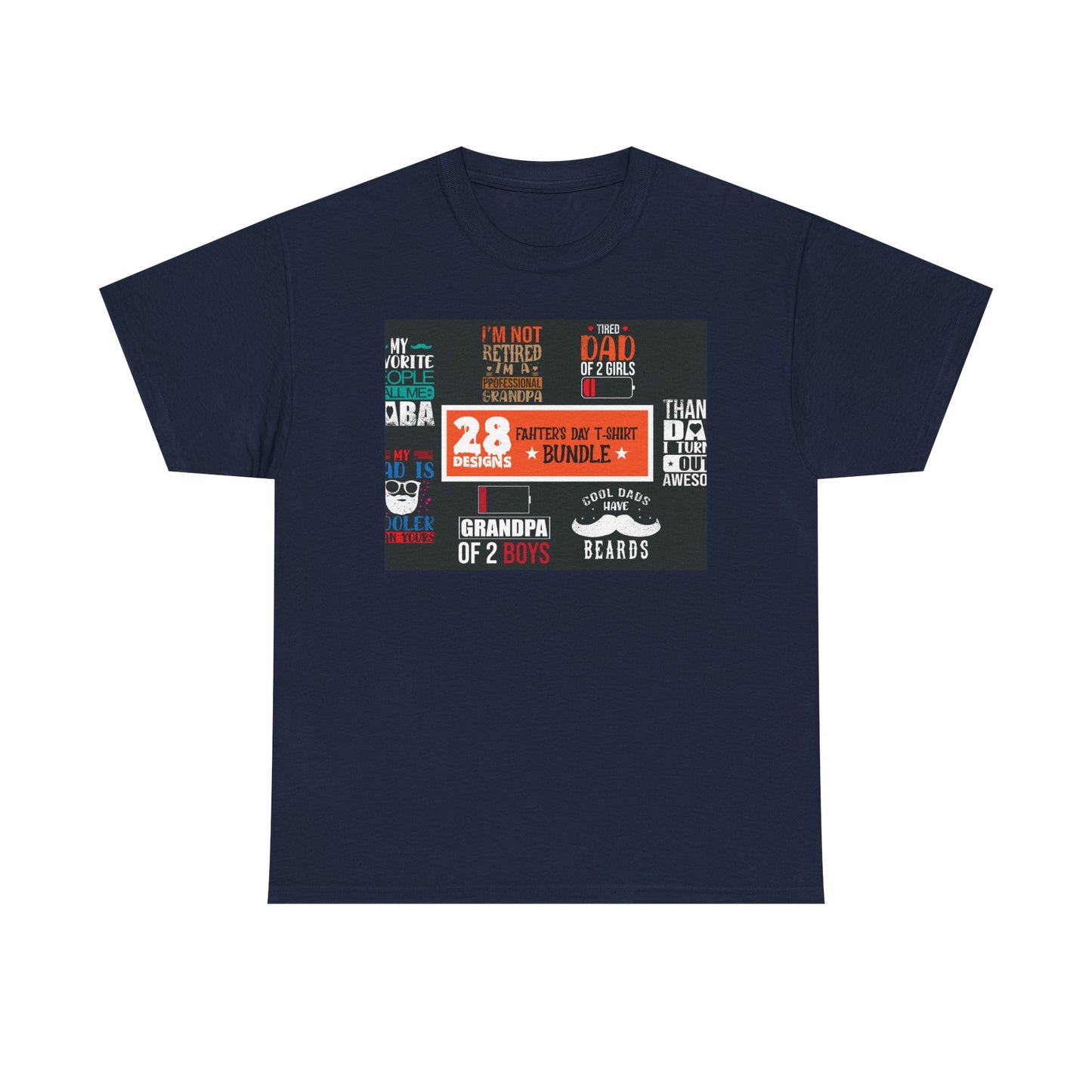 Proud Grandpa of 2 Boys Graphic Tee
