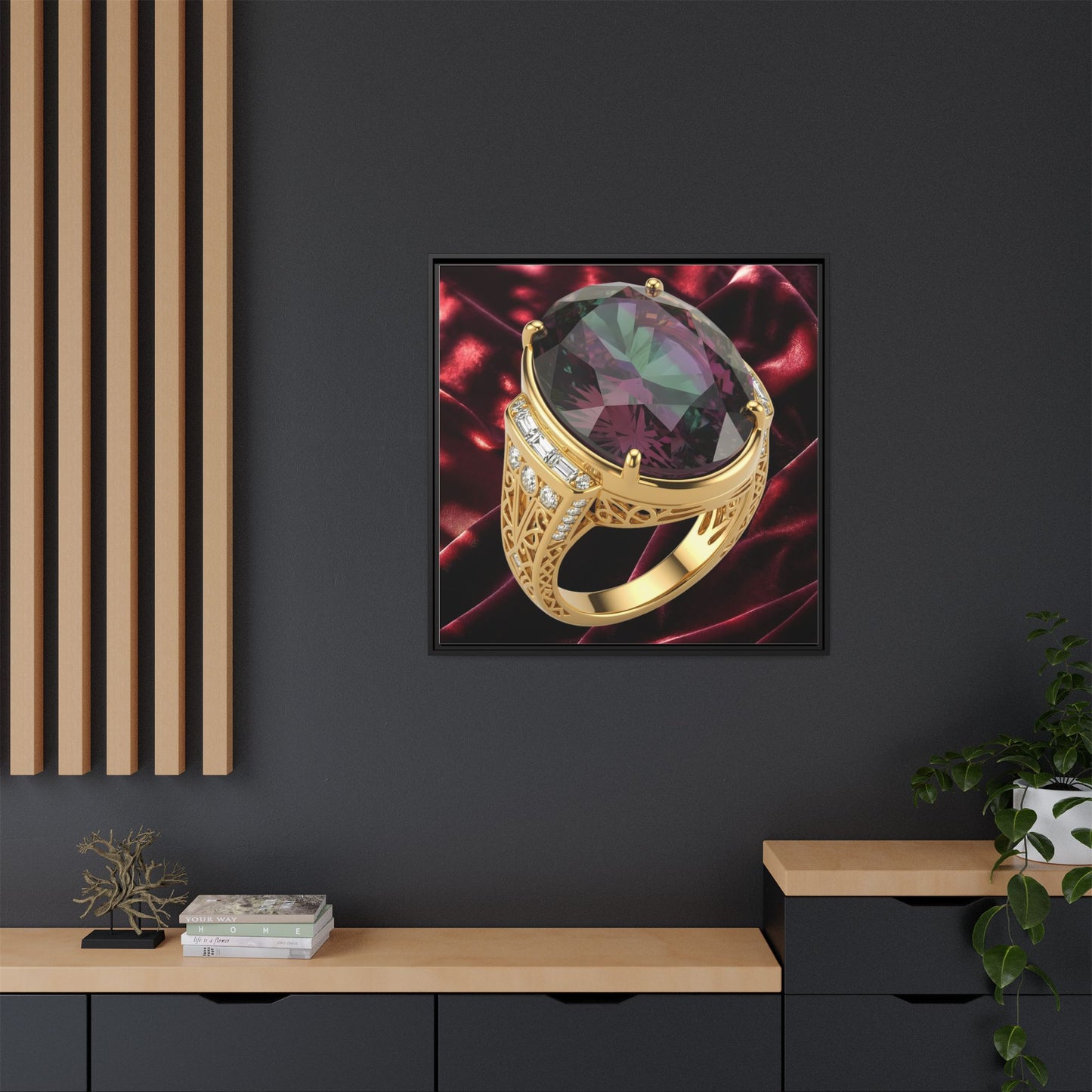 Alexandrite Solitaire Canvas