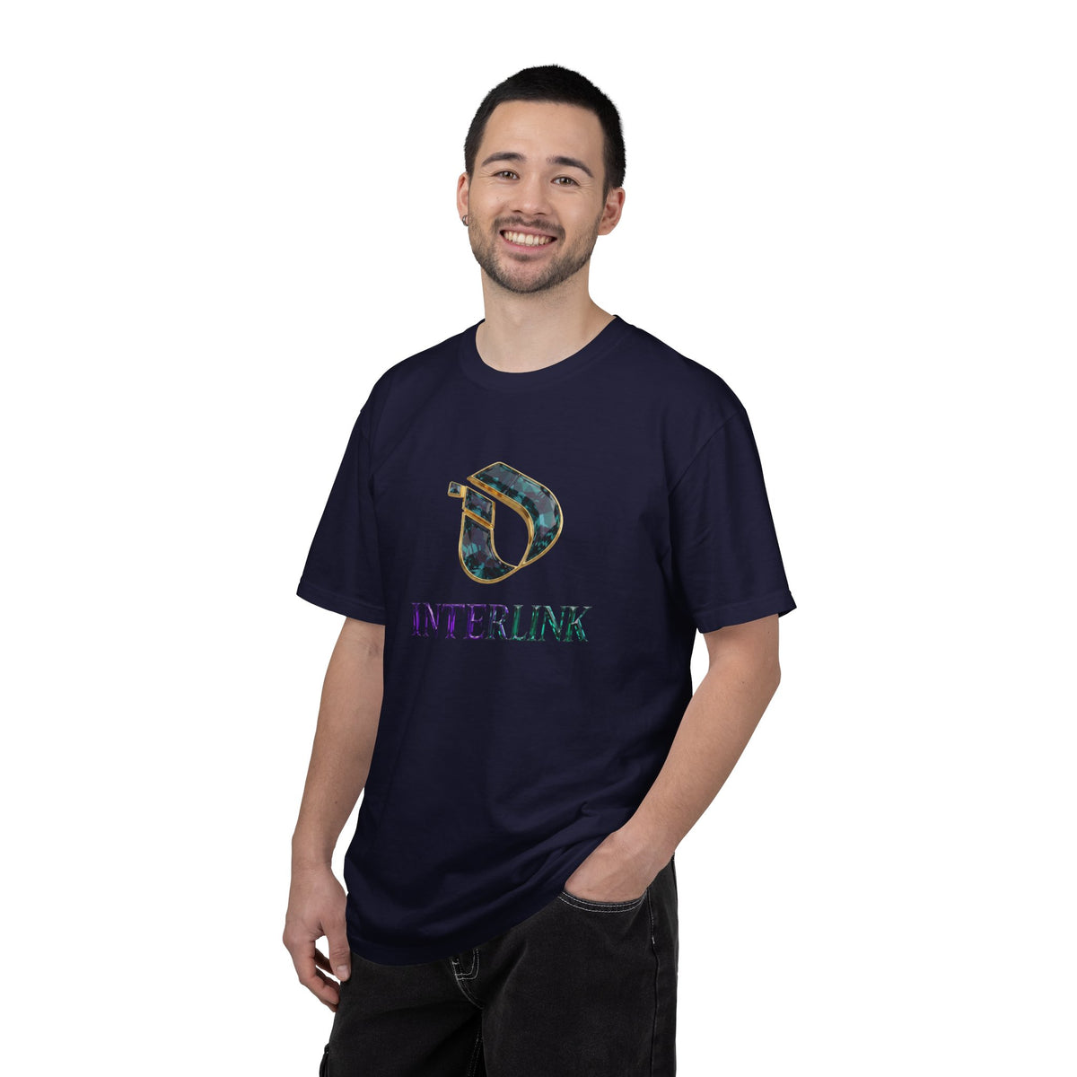Ametrine Prism Interlink Ring-Spun Cotton Tee