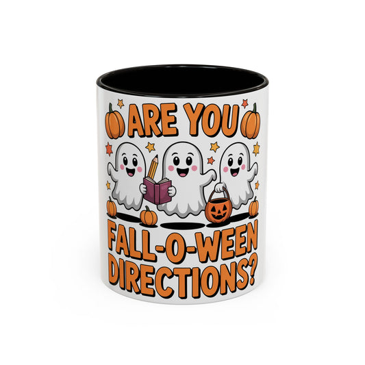 Spooky Fall-O-Ween Ghost Mug