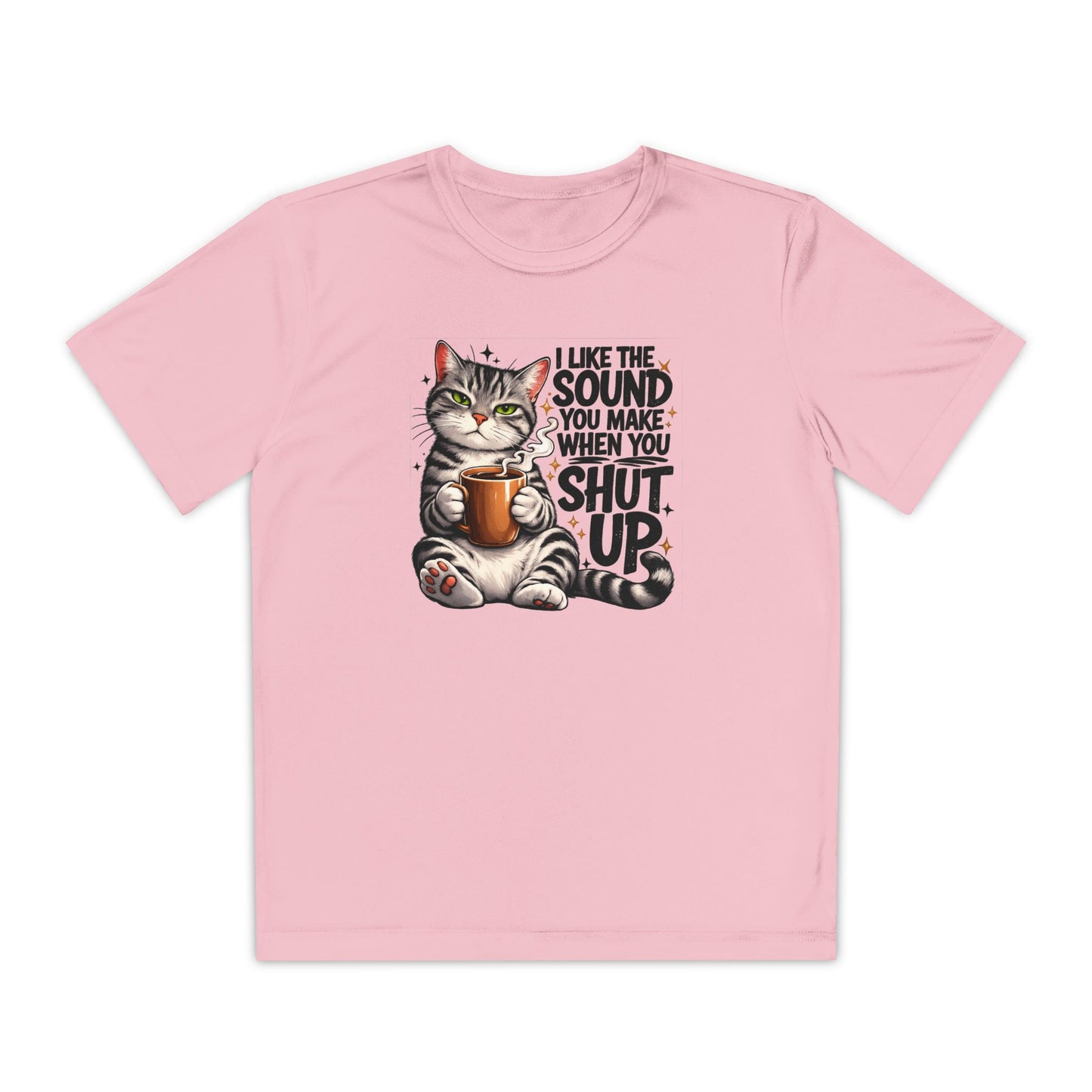 Youth Sarcastic Cat Graphic Tee