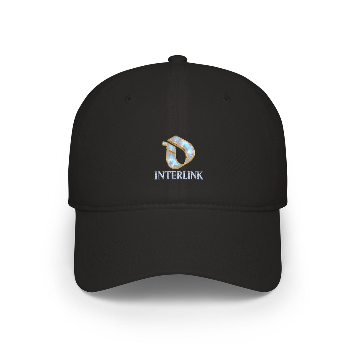 Moonstone Iridescent Mark Interlink Cotton Twill Cap
