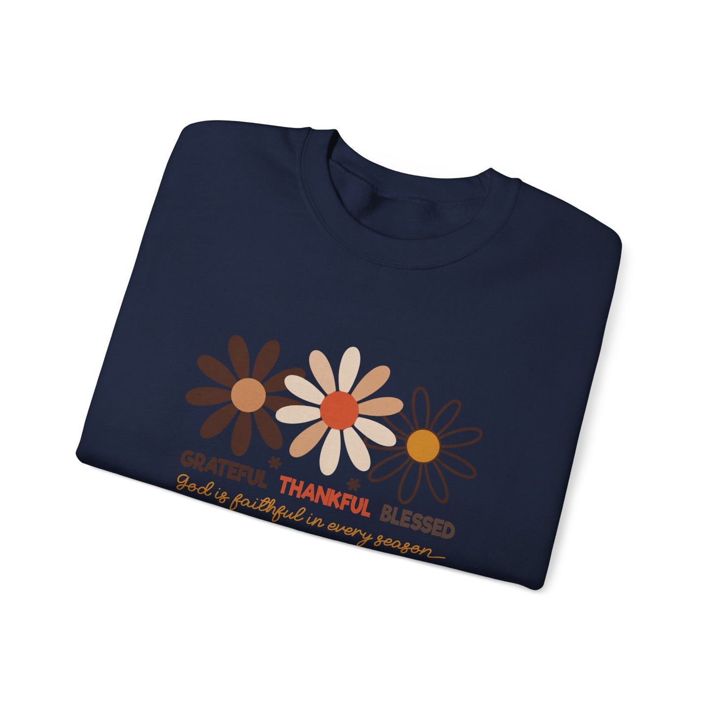 Grateful Thankful Blessed Women's Crewneck Sweatshirt