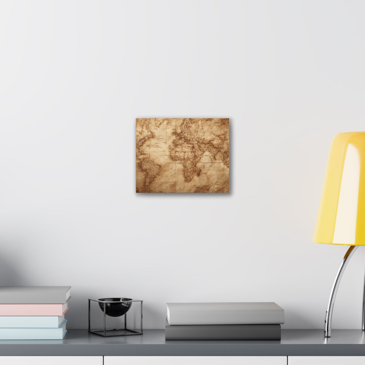 Heritage World Map Canvas Print
