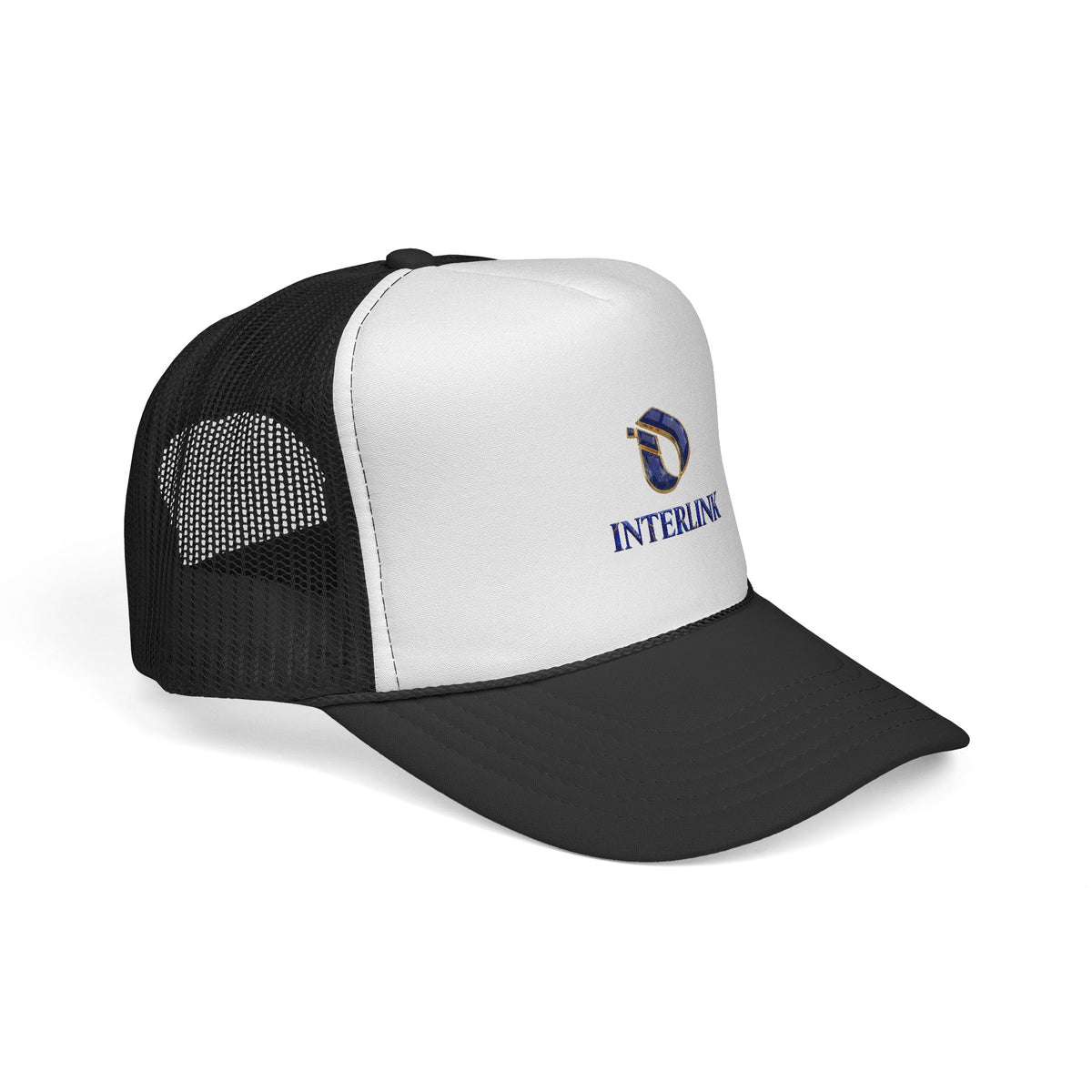 Lapis Lazuli Interlink Emblem Trucker Cap