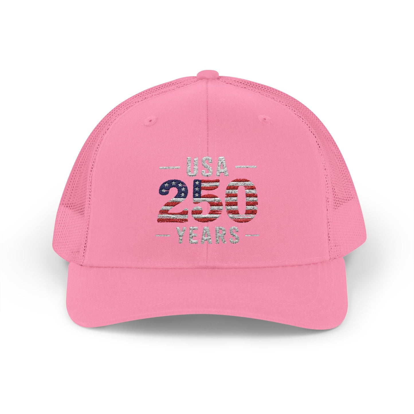 USA 250 Years Patriotic Trucker Cap