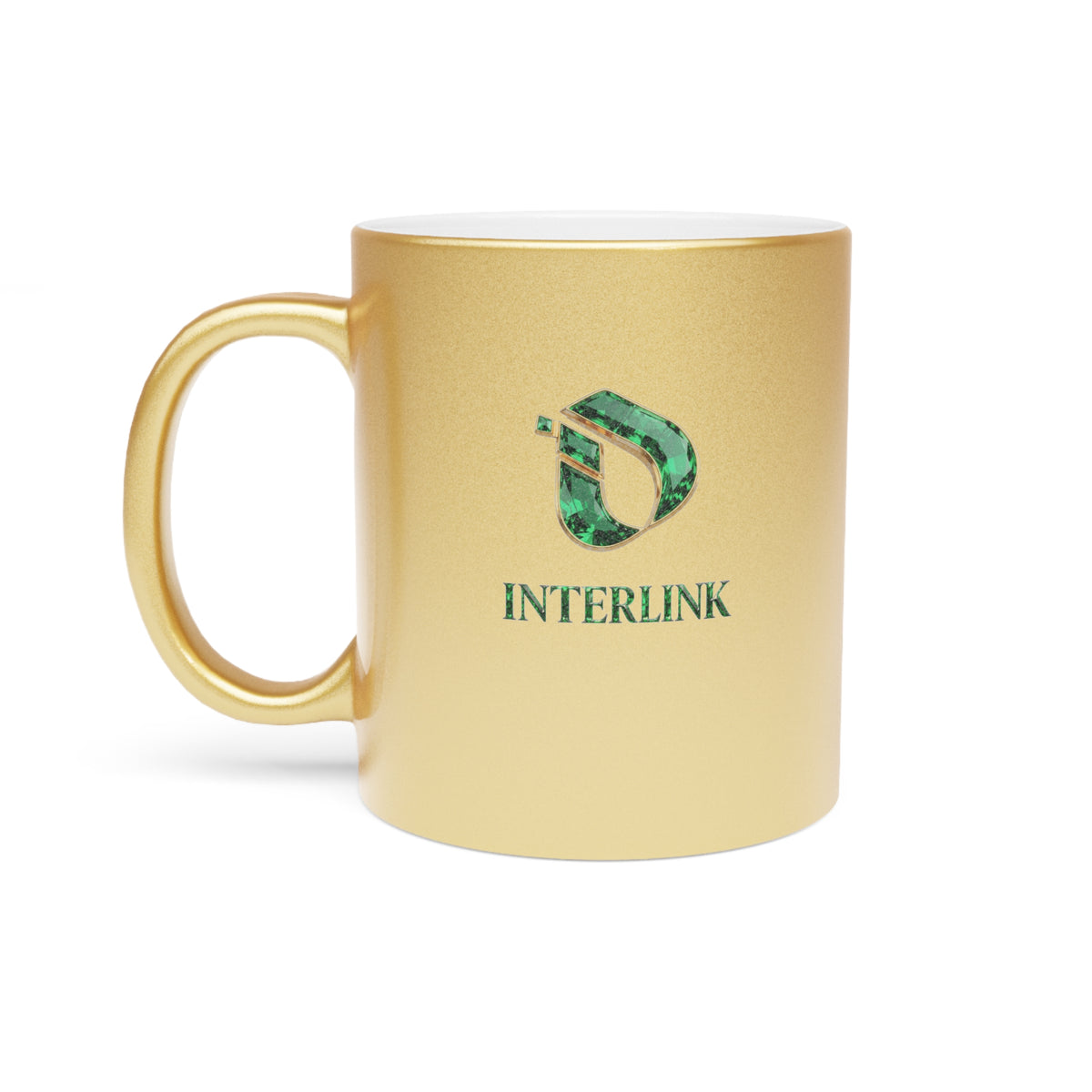 Emerald Interlink Metallic-Finish 11oz Ceramic Mug