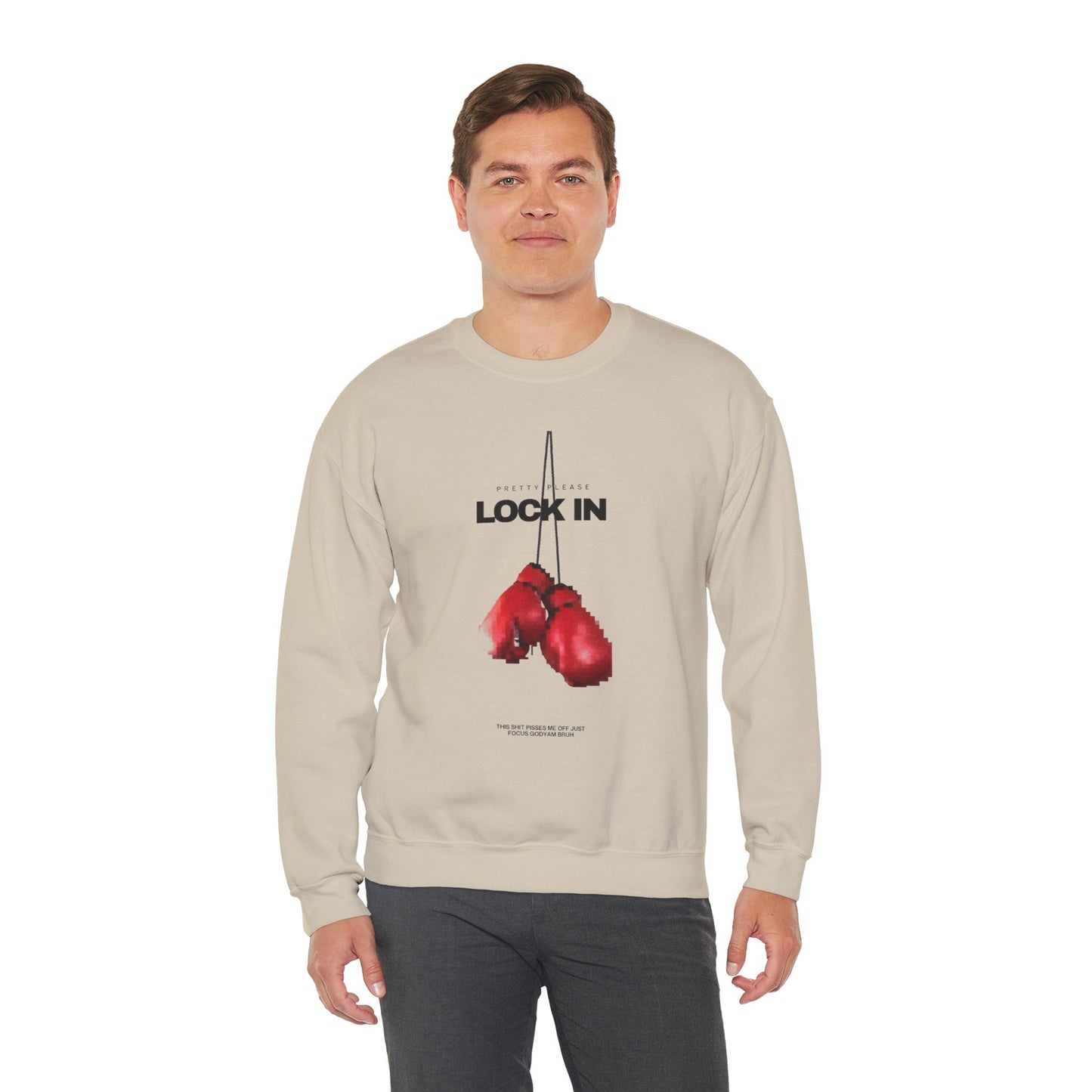 Lock In Boxing Gloves Sweatshirt