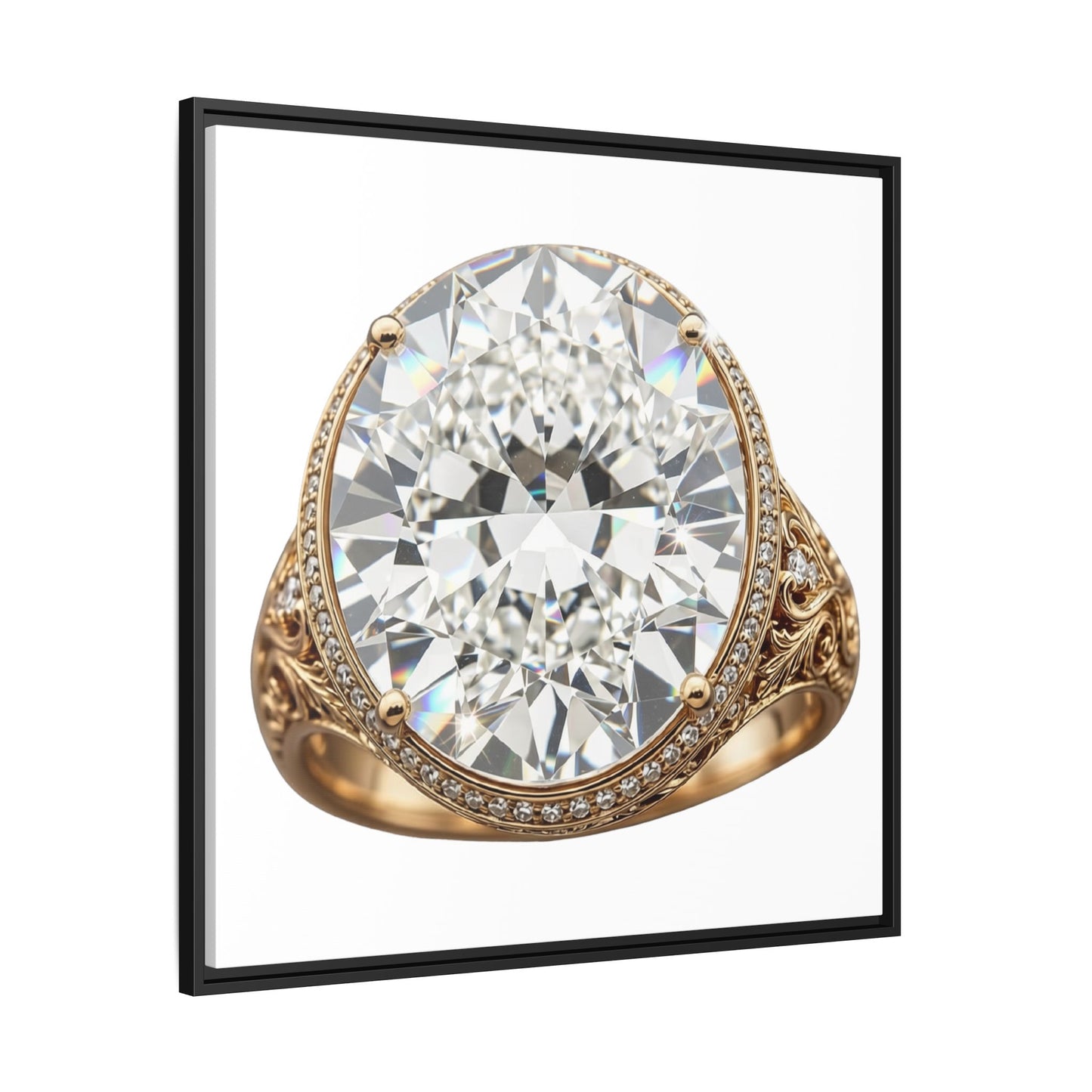Brilliant Cut Ring Canvas Print