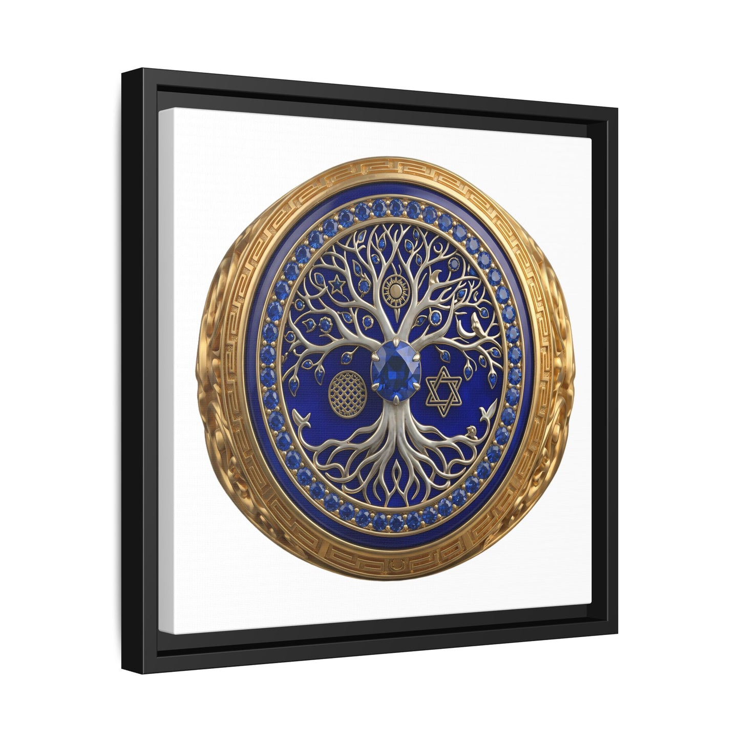 Sacred Tree Medallion Canvas Print