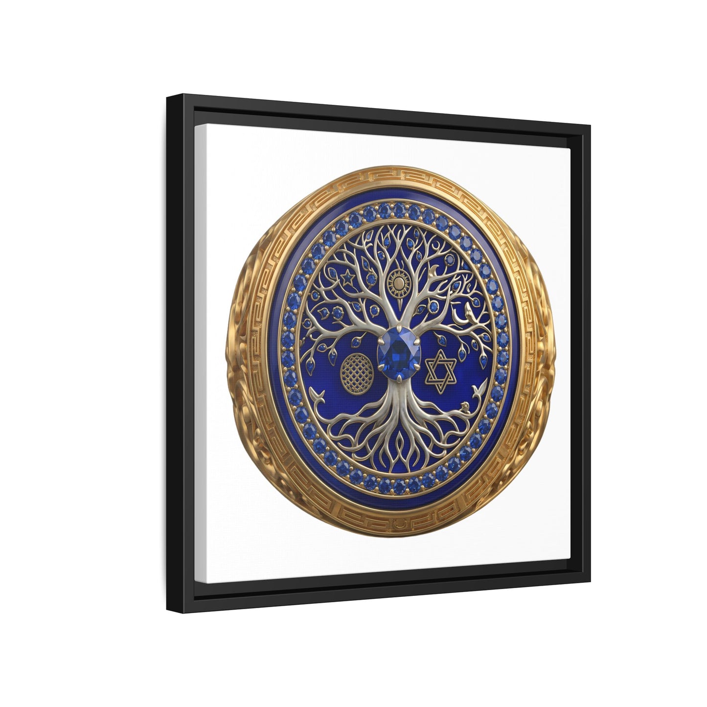 Sacred Tree Medallion Canvas Print