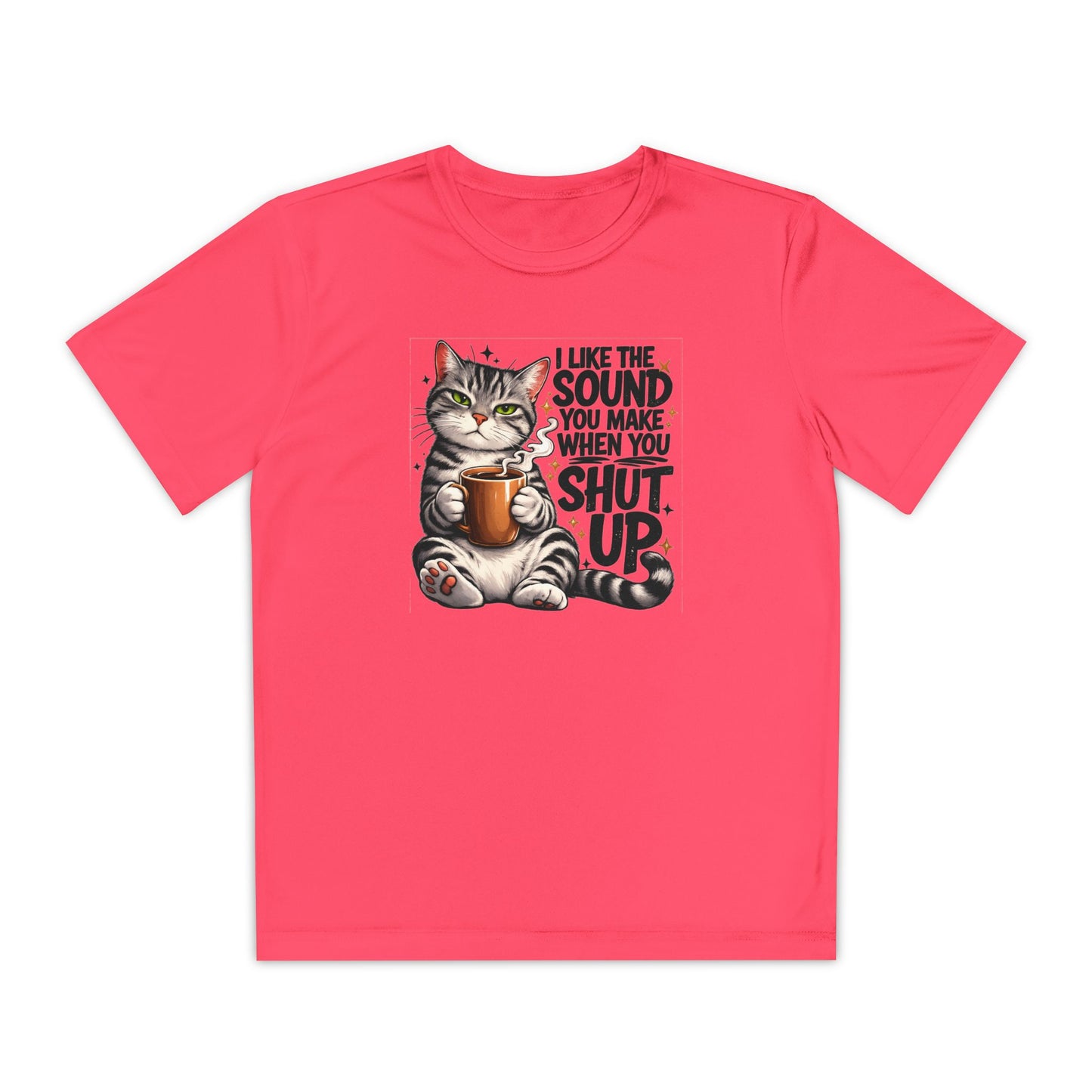 Youth Sarcastic Cat Graphic Tee