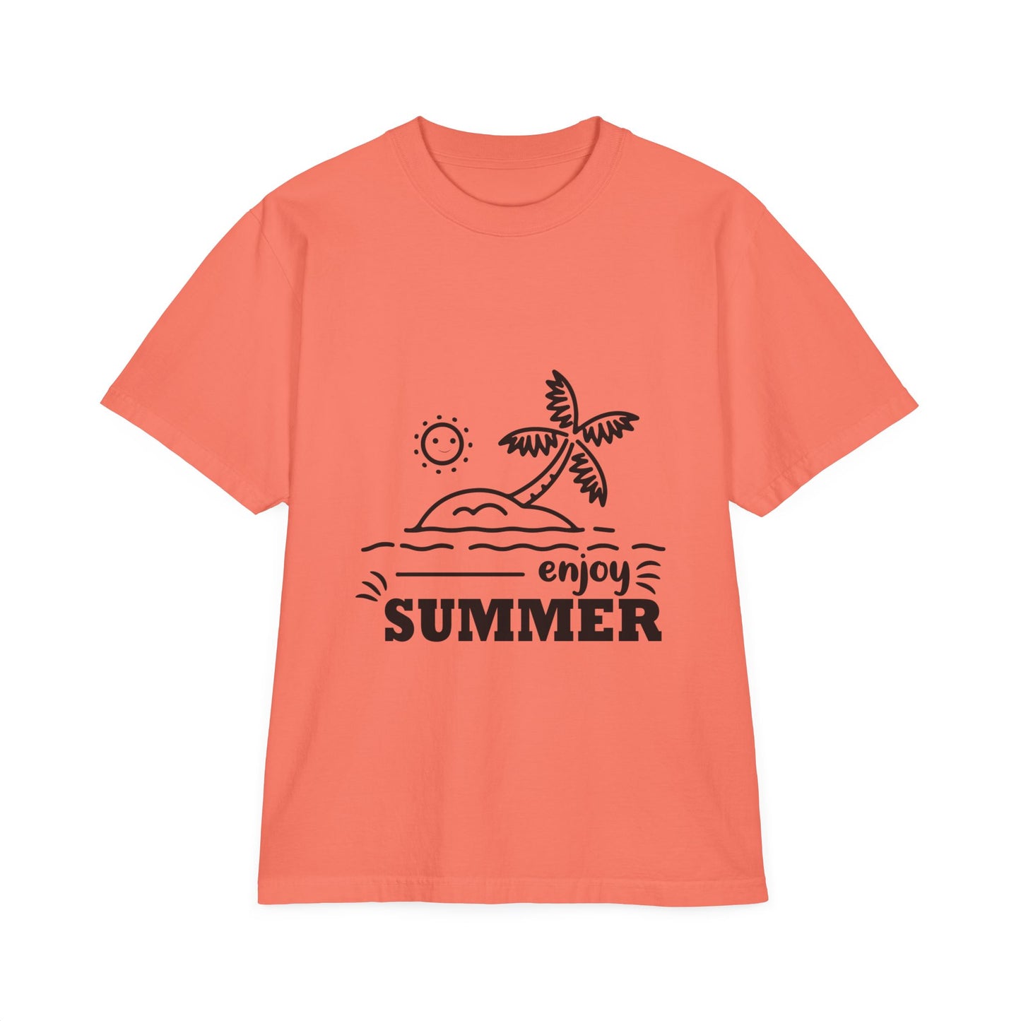 Vintage Summer Drop-Shoulder T-Shirt