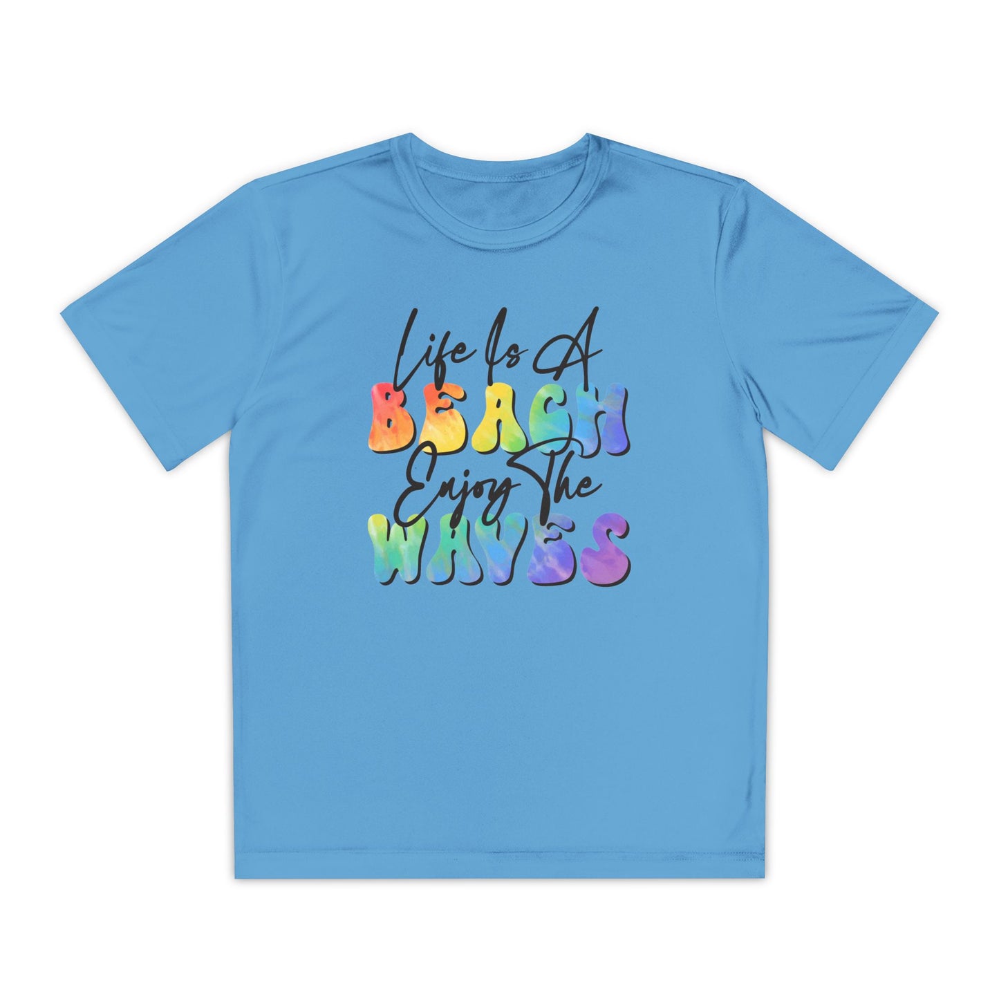 Youth Beach Waves Graphic Tee