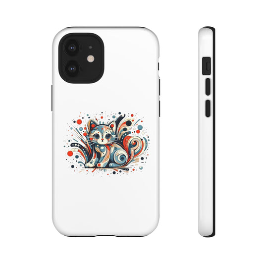 Filigree Cat Apple Phone Case