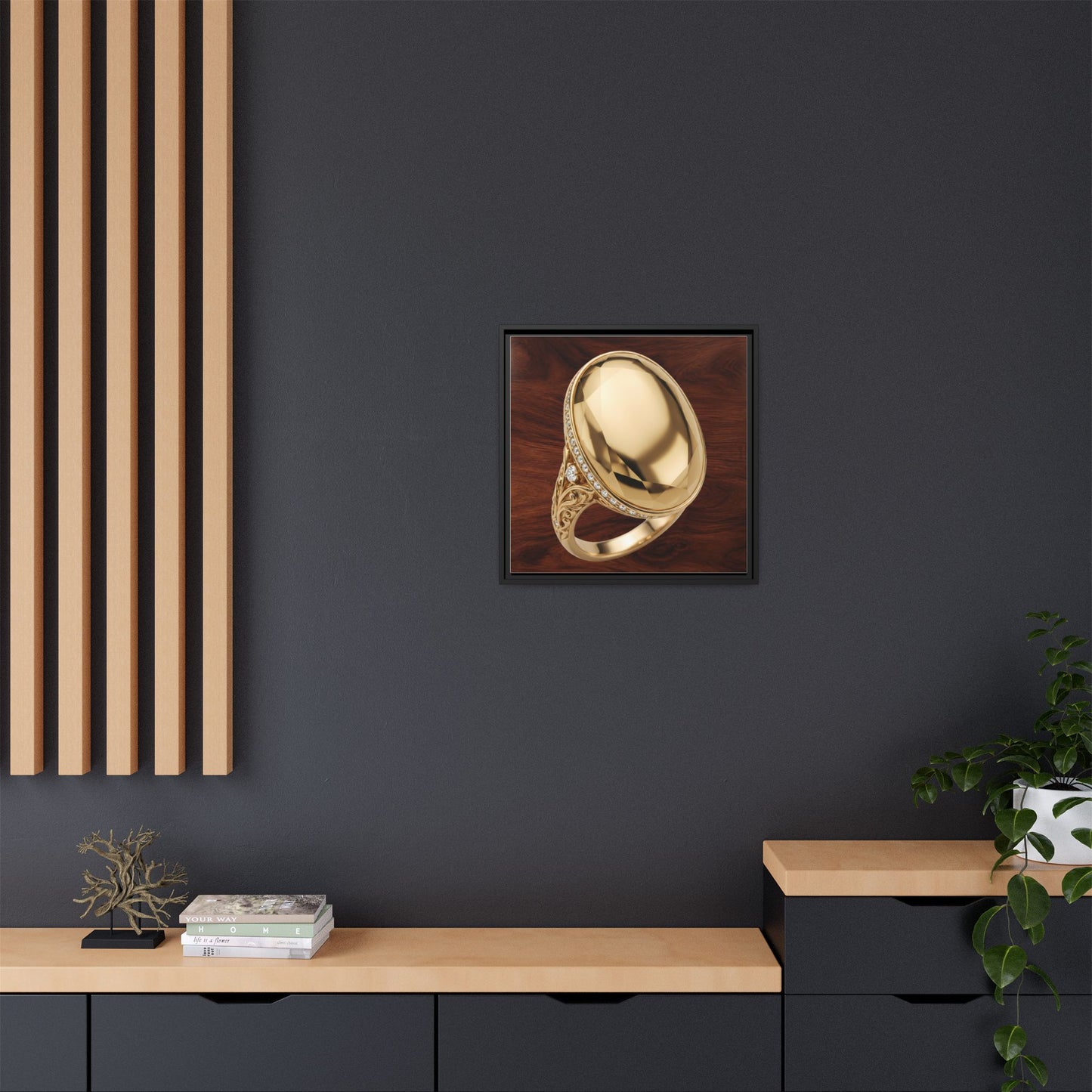 Molten Oval Canvas