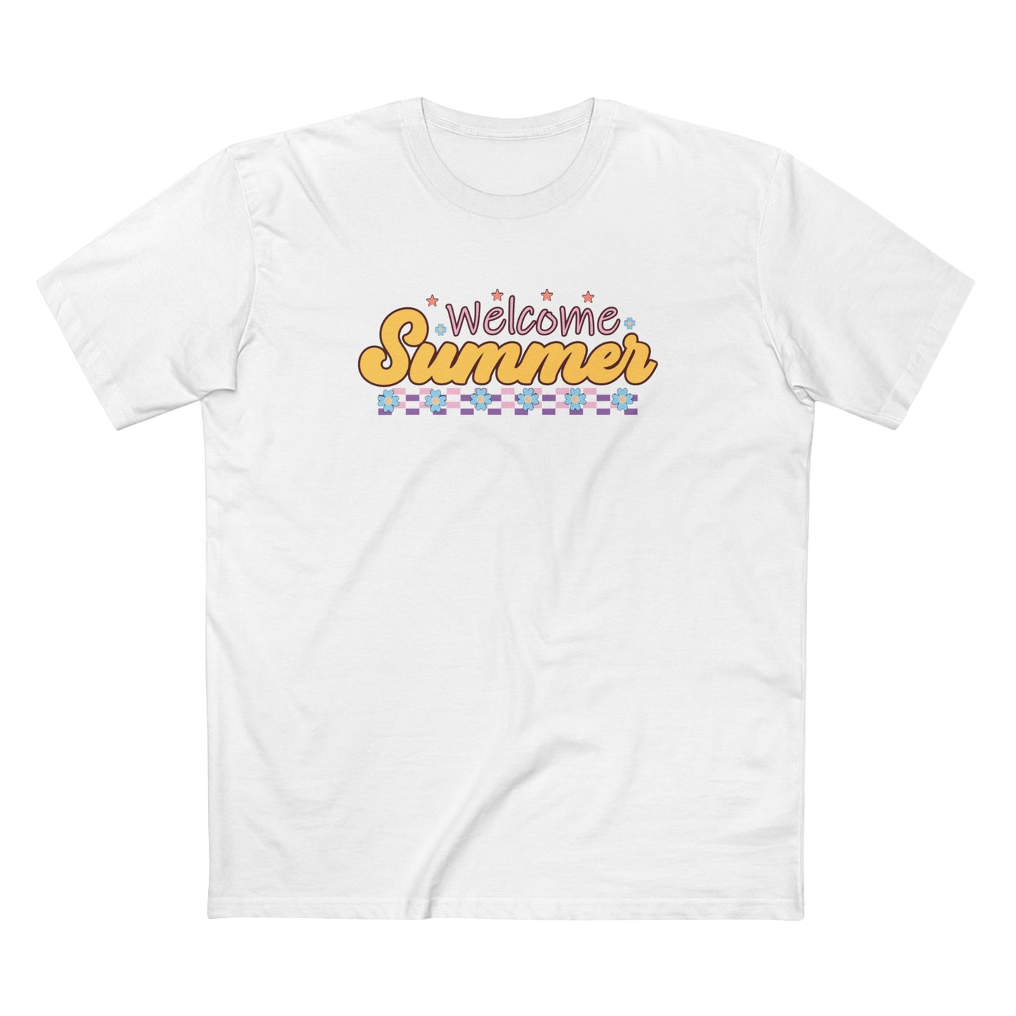 Welcome Summer Pastel Graphic Tee