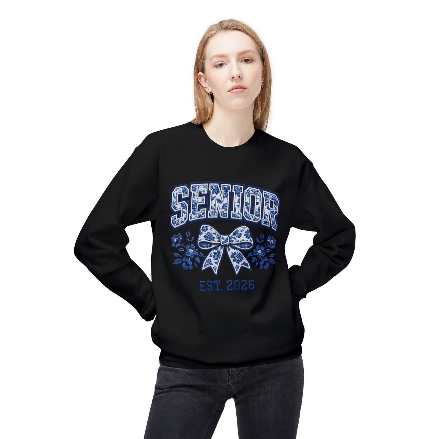Senior 2026 Graphic Women's Crewneck Sweatshirt