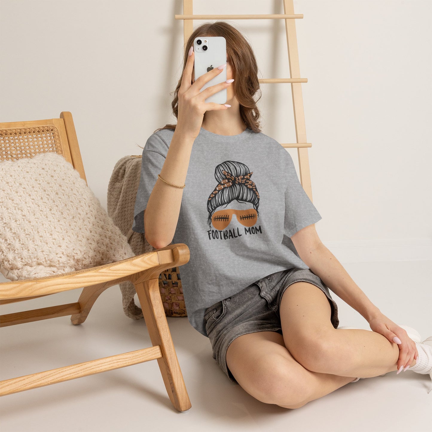 Game Day Football Mom Graphic T-Shirt