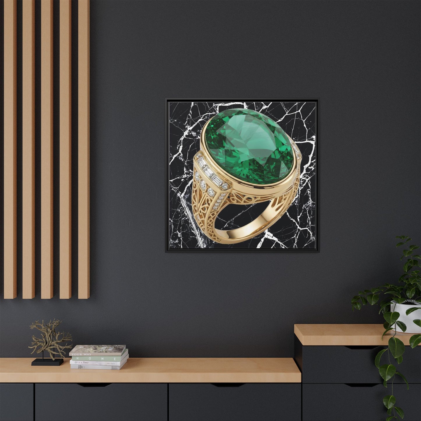 Noir Emerald Heirloom Canvas