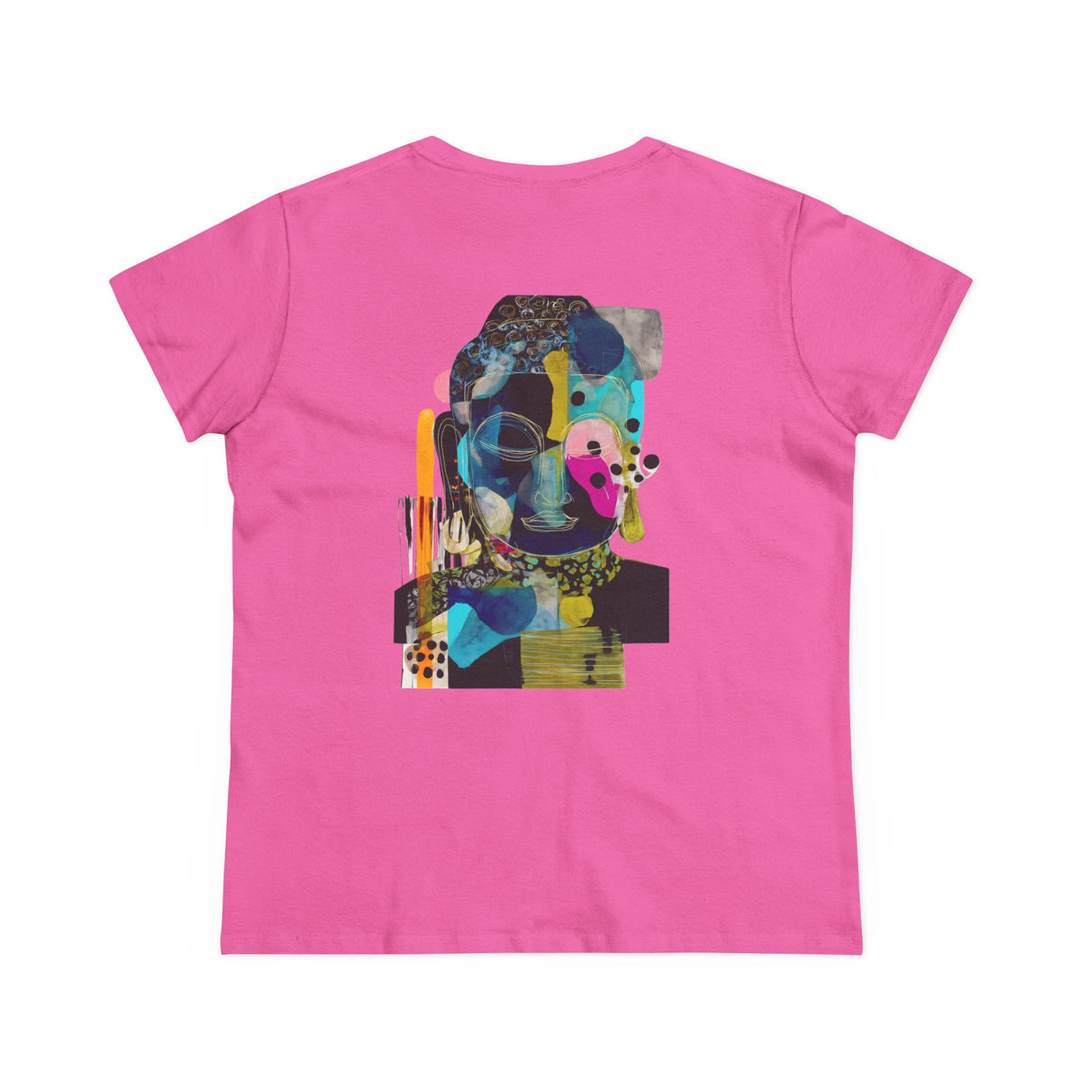 Abstract Chromatic Portrait Back Print Women’s Tee