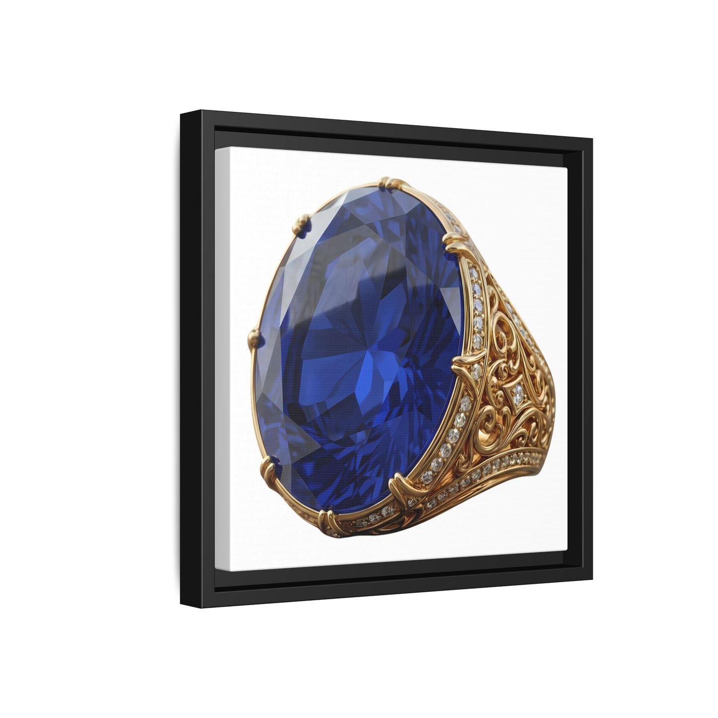 Blue Sapphire Signet Canvas Print