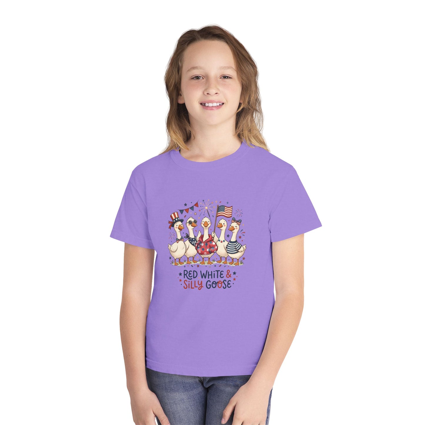 Red White & Silly Goose Youth T-Shirt