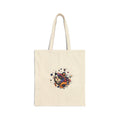 Abstract Cat Splash Cotton Tote Bag