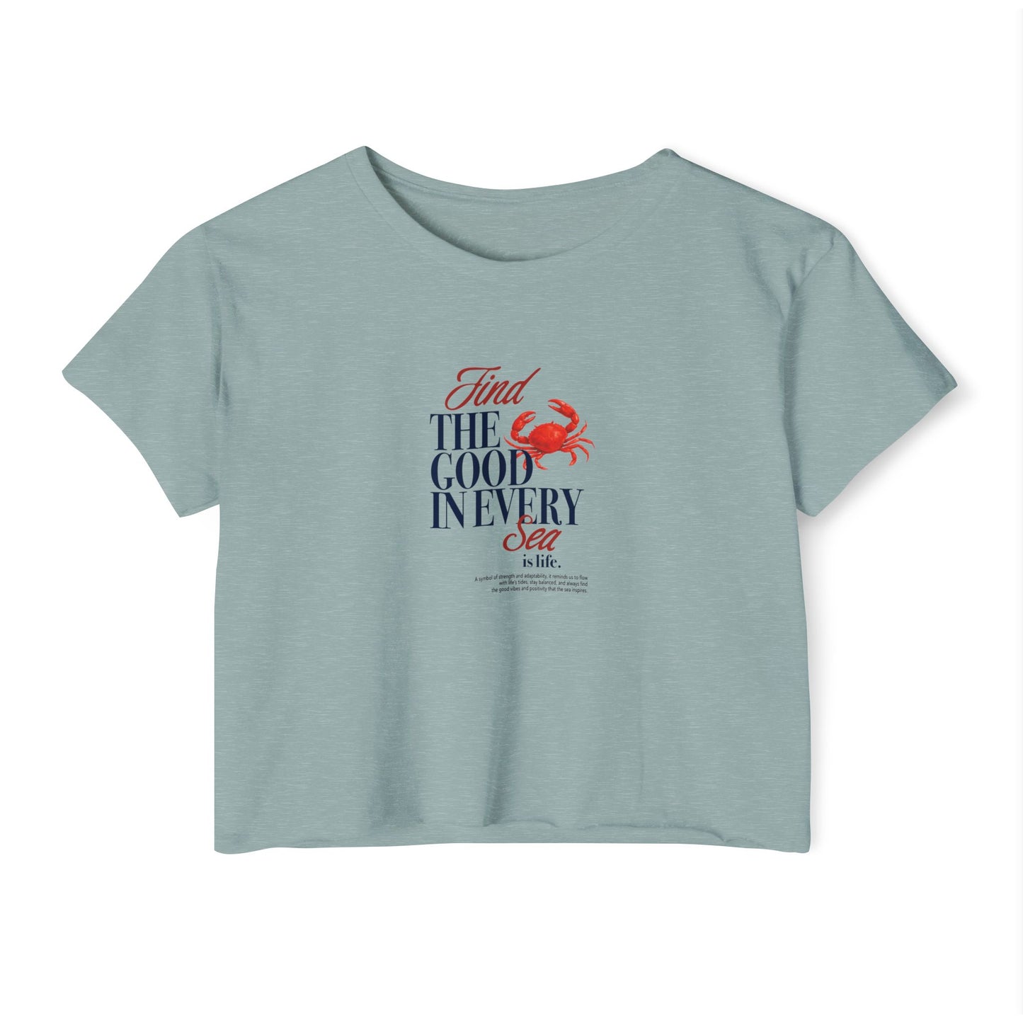 Good in Every Sea Crab Boxy Tee