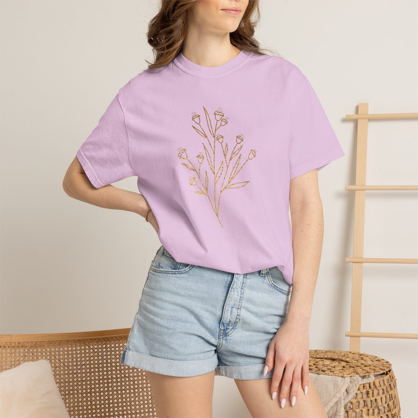Minimal Wildflower T-Shirt