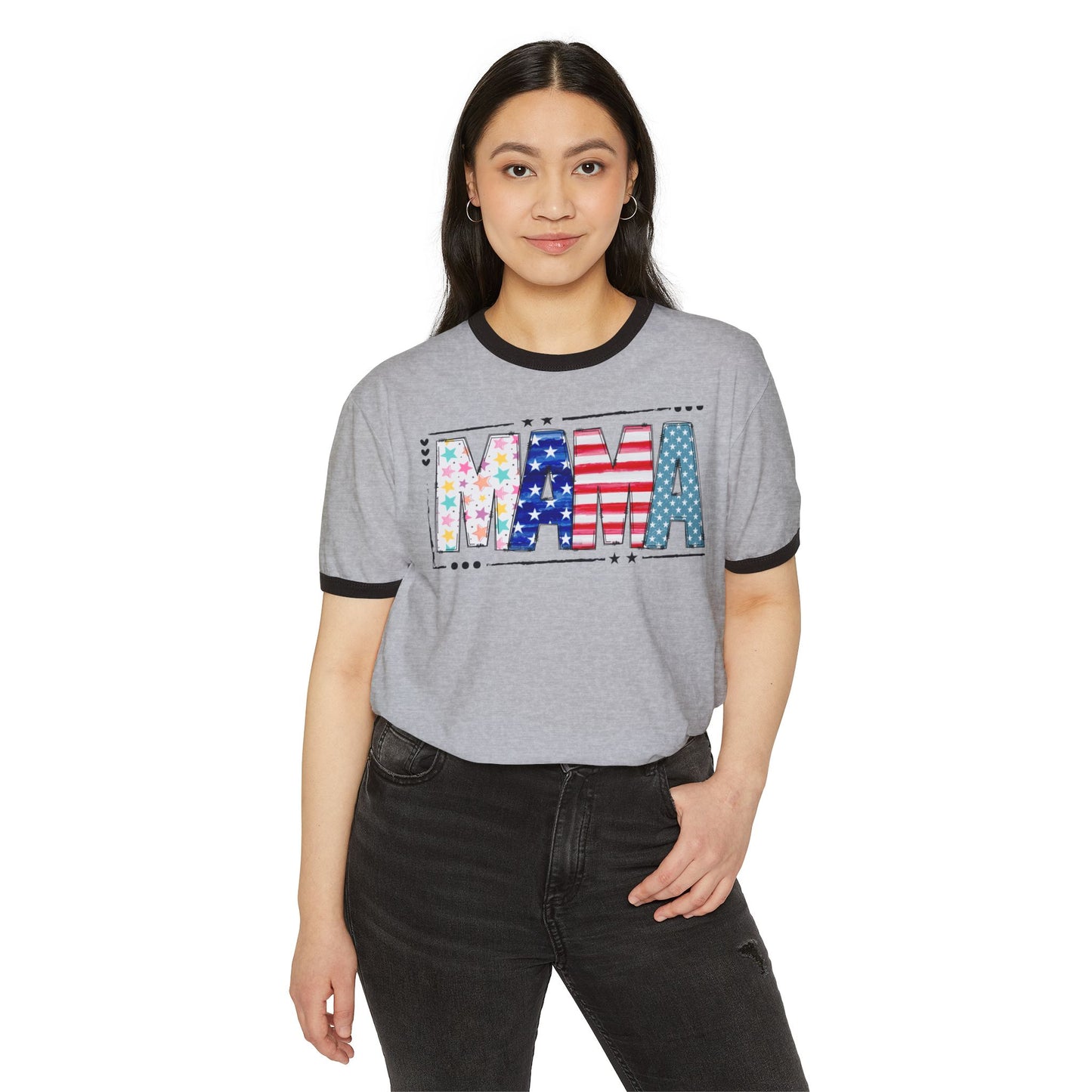 Mama Ringer Printed Tee