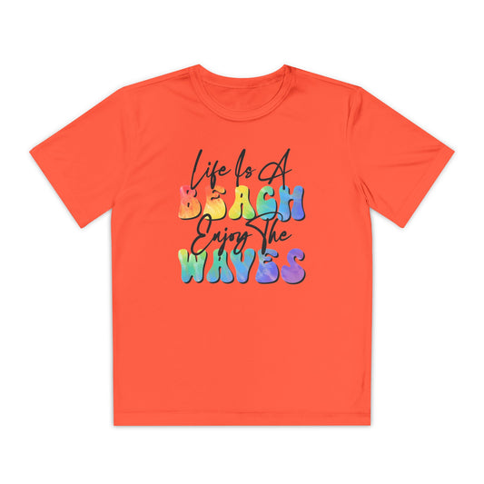 Youth Beach Waves Graphic Tee