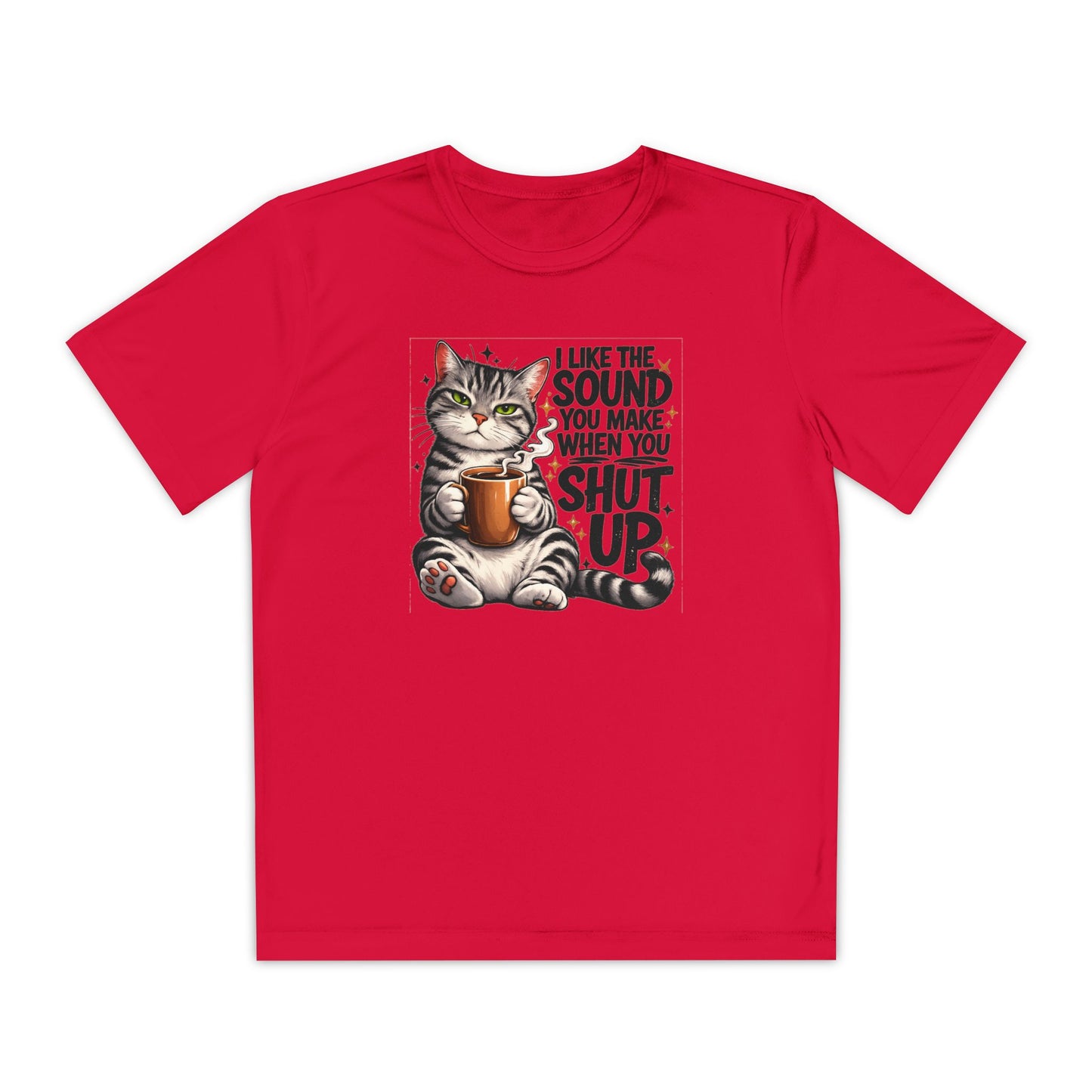 Youth Sarcastic Cat Graphic Tee