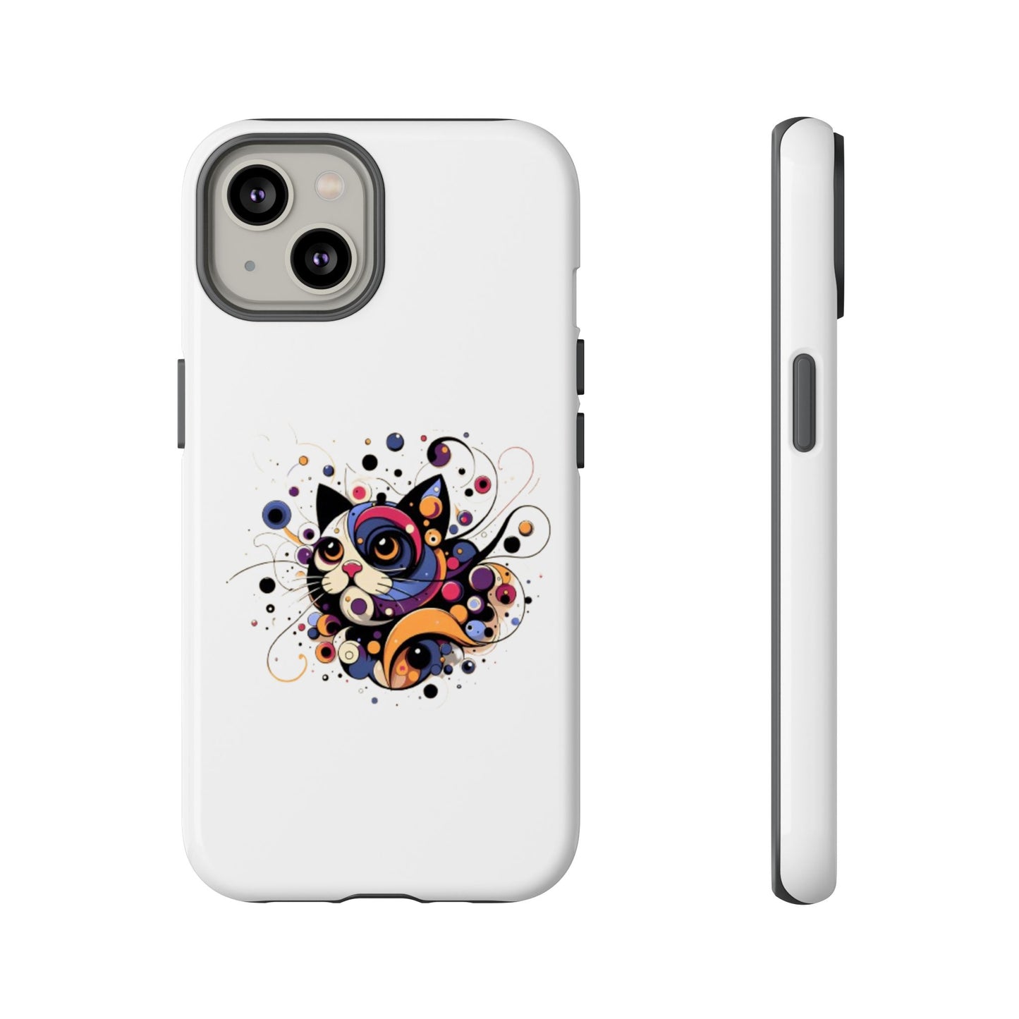 Color Burst Cat Phone Case