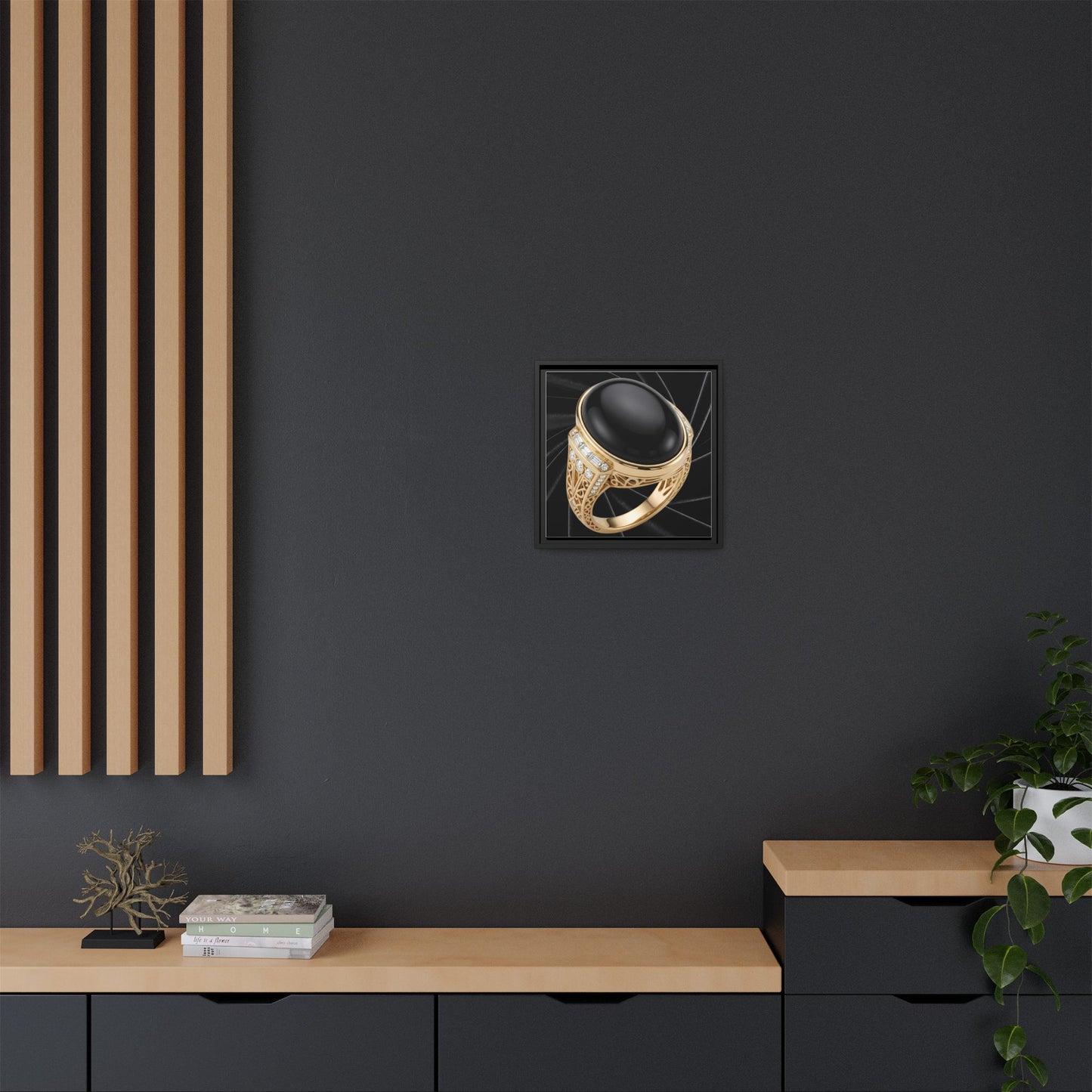 Midnight Onyx Canvas