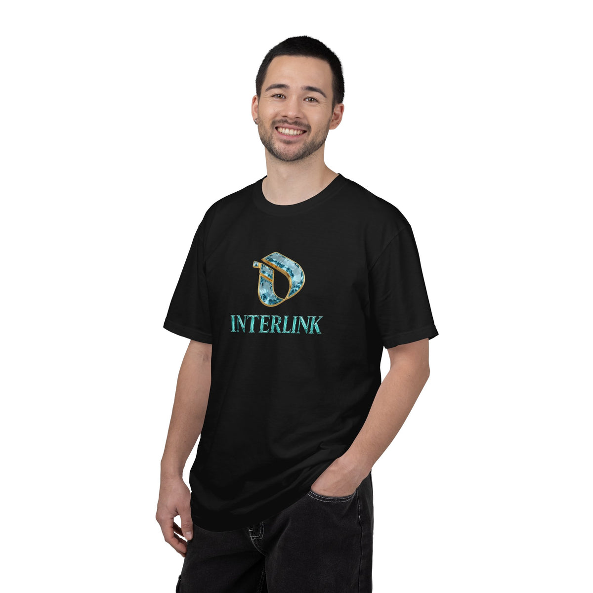 Gemstone Pattern Interlink Heavyweight Cotton Tee