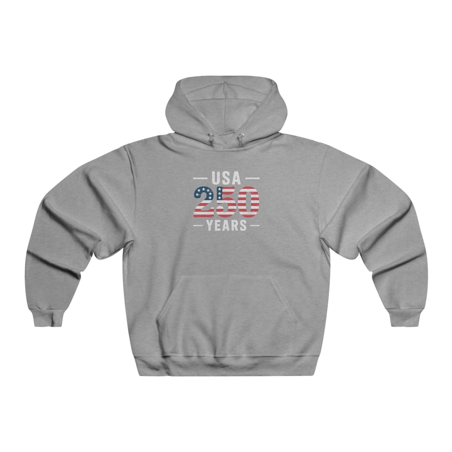 USA 250 Years Patriotic Flag Hoodie