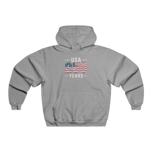USA 250 Years Patriotic Flag Hoodie