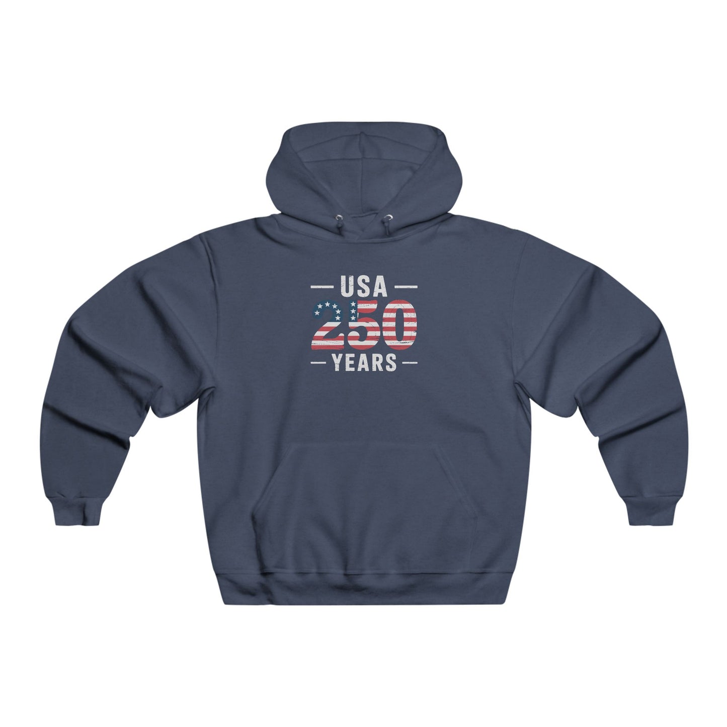 USA 250 Years Patriotic Flag Hoodie