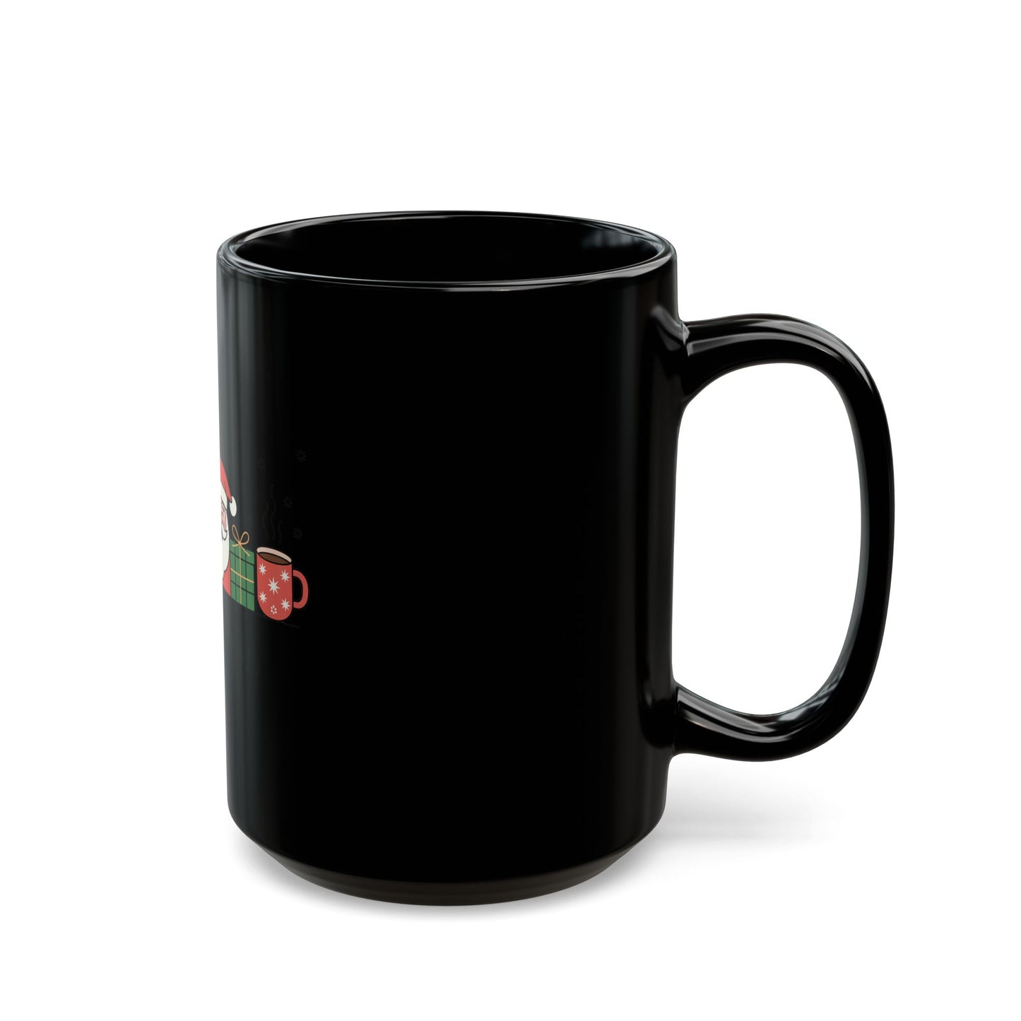 Christmas Cookie Crew Black Mug