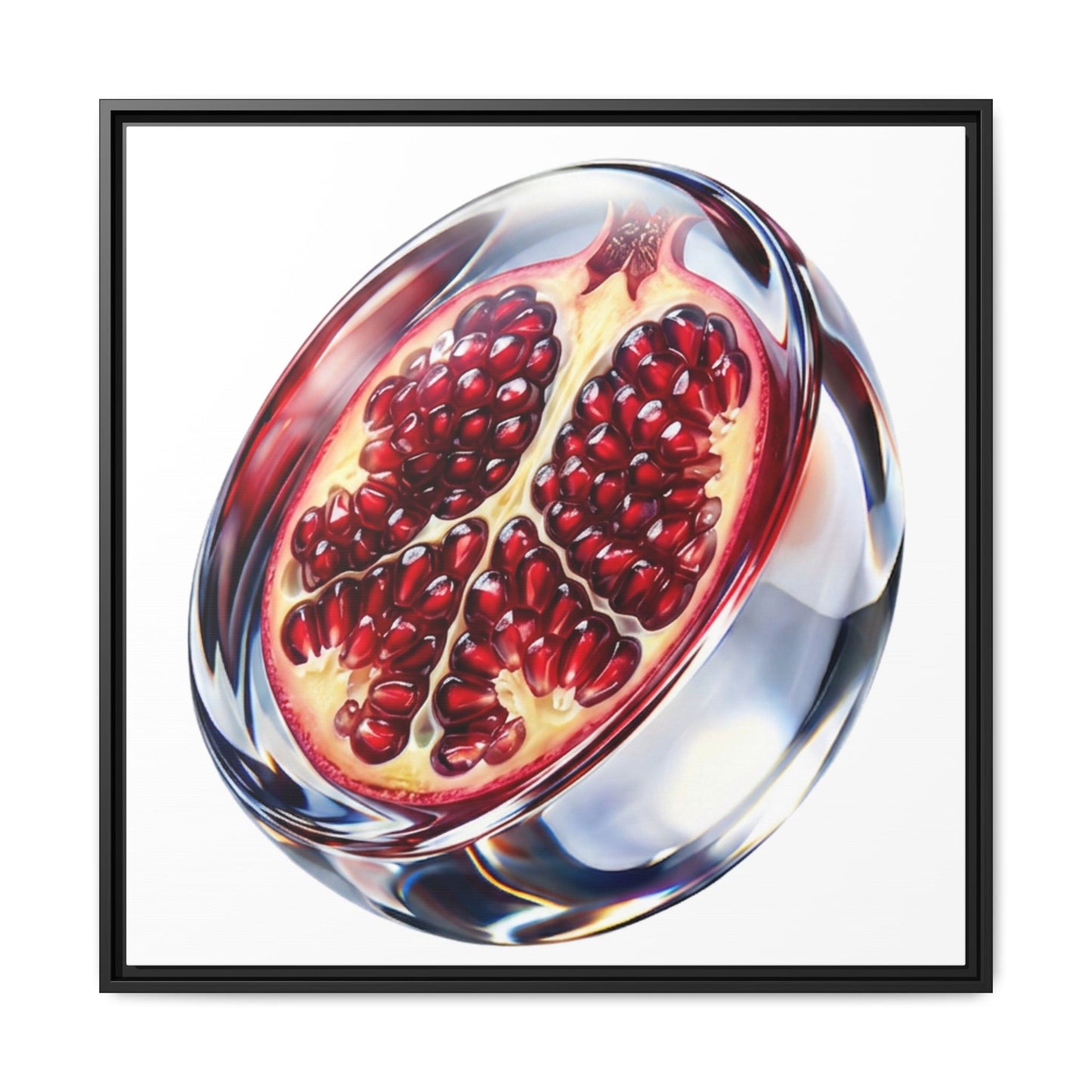 Crimson Pomegranate Framed Wall Art