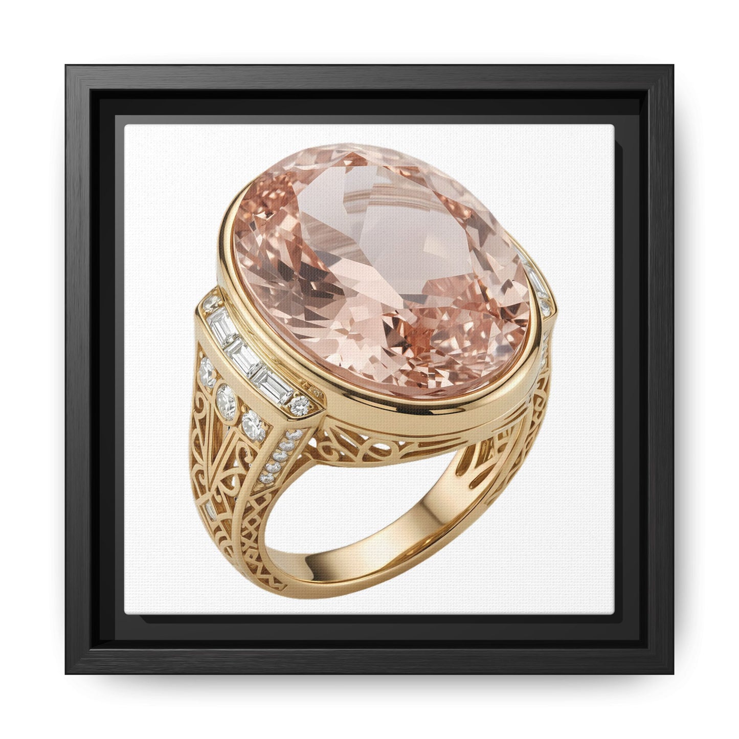 Estate Morganite Canvas Print