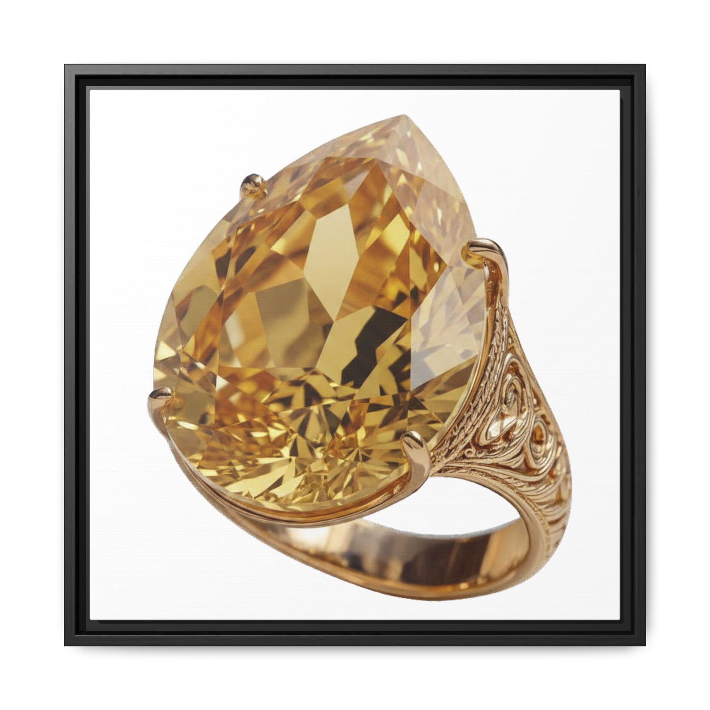 Citrine Signet Canvas Print
