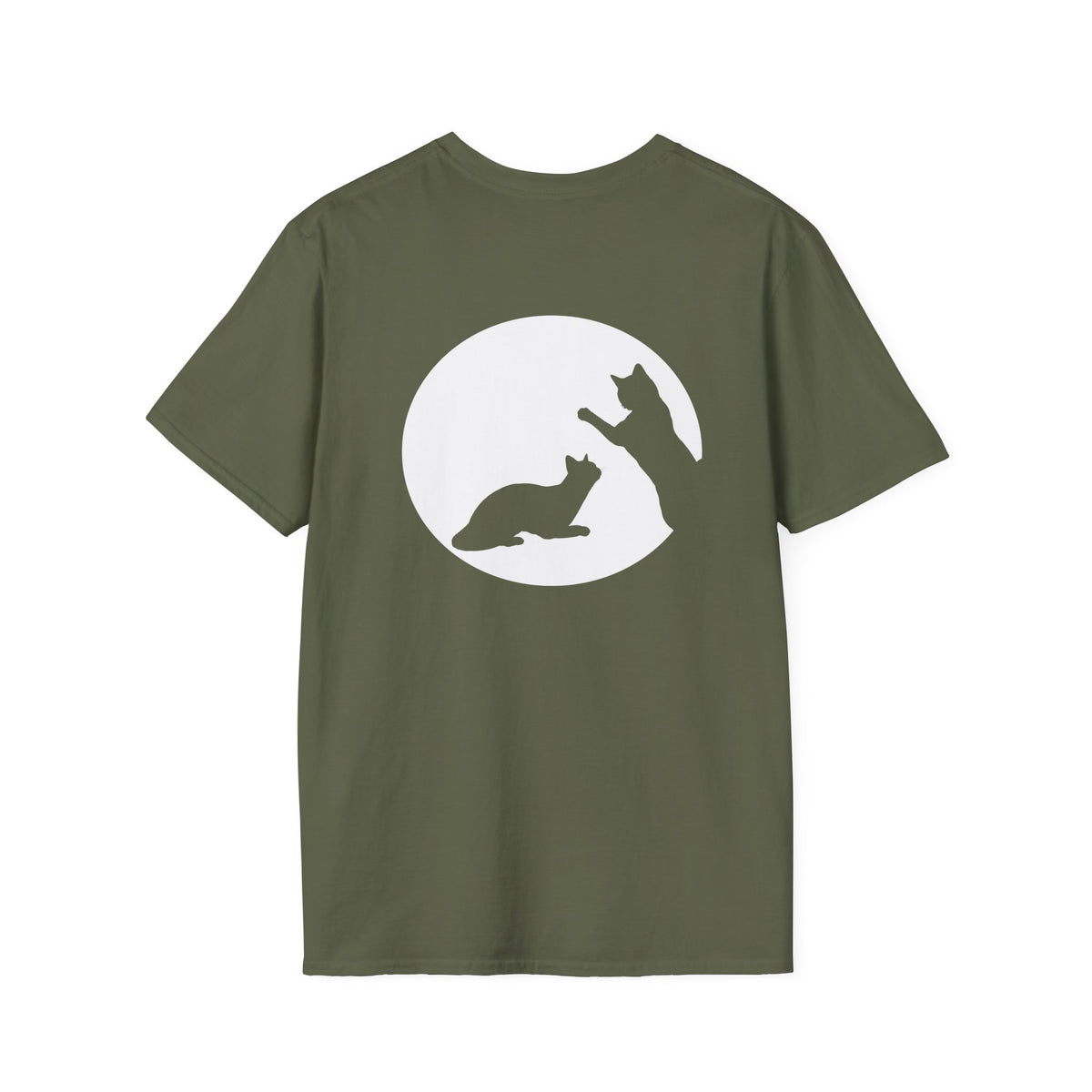 Two Cats Moon Silhouette Women’s Tee