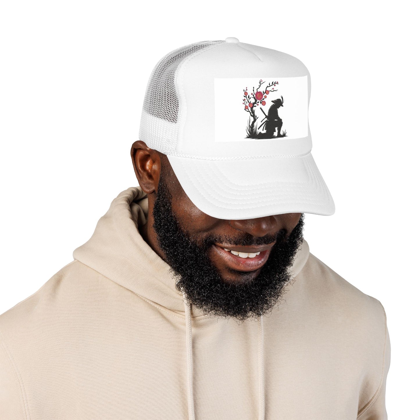 Cherry Silhouette Trucker Cap