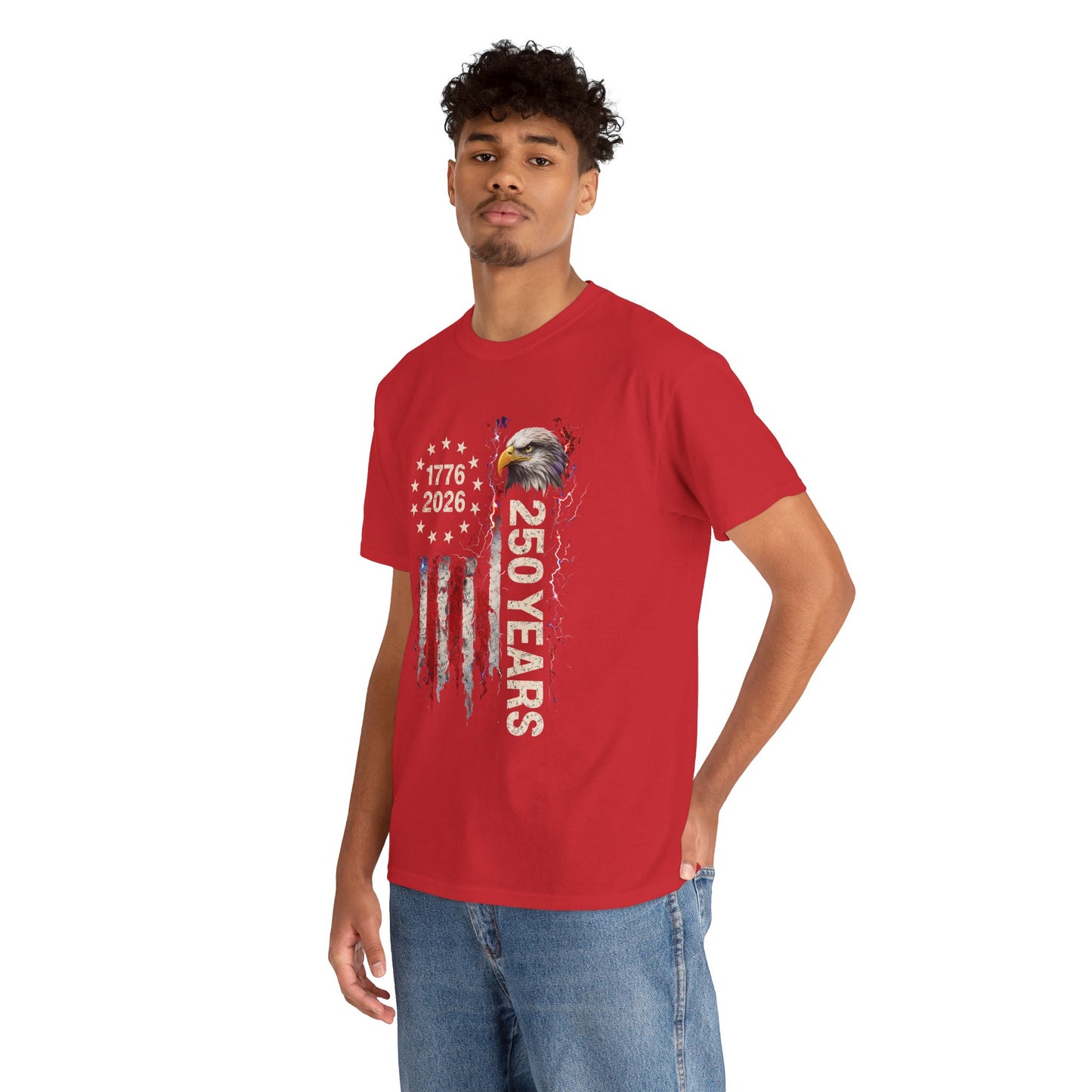 America 250 Years Patriotic T-Shirt Men