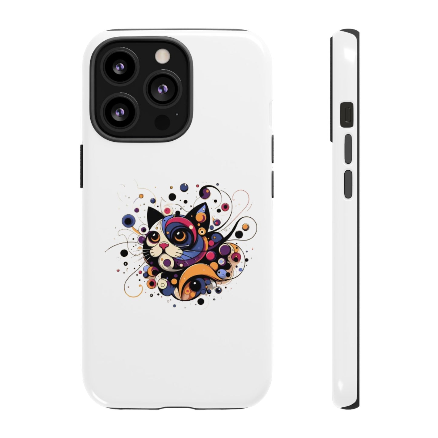 Color Burst Cat Phone Case